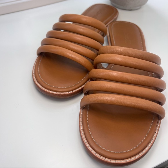 Madewell Addie Slide Sandals Tan 9.5 - Picture 4 of 8
